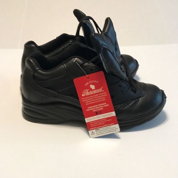 Thorogood Leather Workshoes. NWT. Black 7. Runs small. - Picture 1 of 9